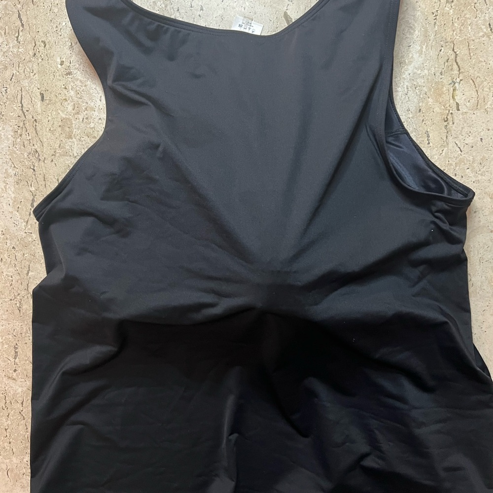 Land’s End 3 Piece Swim/ Athletic Outfit Black Size 22W Top/Skort/Shorts - Picture 2 of 11